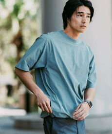 【SALE／10%OFF】UNITED ARROWS green label relaxing WONDER CLOTH クルーネック 半袖 Tシャツ -ストレッチ・接触冷感・吸水速乾- ユナイテッドアローズ グリーンレーベルリラクシング トップス カットソー・Tシャツ ブルー グレー ブラック ネイビー【送料無料】