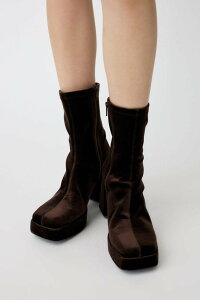 �ySALE�^30%OFF�zMOUSSY �yViVi�f�ځzSTRETCH BLOCK HEEL �u�[�c �}�E�W�[ �V���[�Y�E�C �u�[�c �u���b�N �u���E���y���������z