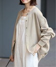 《WEB限定カラーあり/追加3》ダブルフェイスジャージースナップカーディガン