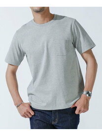 【SALE／10%OFF】nano・universe ＜汗染み防止＞Anti Soaked ヘビークルーネックTシャツ ナノユニバース カットソー Tシャツ グレー ブラック ホワイト ブラウン ネイビー【送料無料】