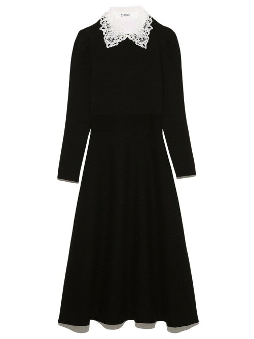 Snidel ホワイトレースカラーニットワンピース Rakuten Fashion 楽天ファッション 旧楽天ブランドアベニュー Dx37