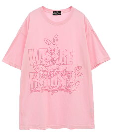 Candy Stripper WE ARE ROBUST BIG TEE キャンディストリッパー トップス カットソー・Tシャツ ホワイト ブラック ピンク イエロー【送料無料】