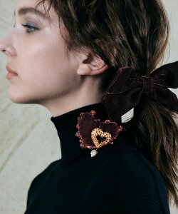 IRIS47 IRIS47/double tie pony �t�H�u �w�A�A�N�Z�T���[ �w�A�S�� �u���b�N�y���������z