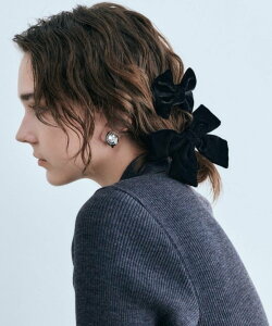 IRIS47 IRIS47/double tie pony �t�H�u �w�A�A�N�Z�T���[ �w�A�S�� �u���b�N�y���������z