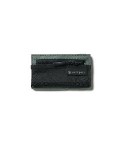 Snow Peak Everyday Use Smart Wallet �X�m�[�s�[�N ���z�E�|�[�`�E�P�[�X �R�C���P�[�X�E���K����E�D���� �u���b�N �O���[���y���������z