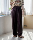 <低身長サイズあり>リネンレーヨンイージーパンツ/コットンイージーパンツ/楽ちんパンツ 全10色