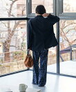 <低身長サイズあり>リネンレーヨンイージーパンツ/コットンイージーパンツ/楽ちんパンツ 全10色
