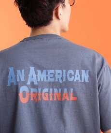 【SALE／30%OFF】Schott WEB LIMITED/T-SHIRT AN AMERICAN ORIGINAL/Tシャツ "アメリカンオリジナル ショット トップス カットソー・Tシャツ オレンジ ブラック ホワイト ブルー グリーン グレー【送料無料】