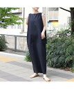 Rouge vif la cle 麻混ノースリーブタックワンピース ルージュ・ヴィフ ラクレ ワンピース・ドレス シャツワンピース …