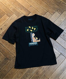 EDIFICE SAVIGNAC (サビニャック) 別注 French Company プリント Tシャツ エディフィス トップス カットソー・Tシャツ ブラック ホワイト グリーン ブルー パープル【送料無料】