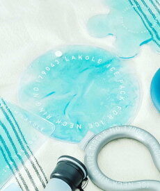 【SALE／50%OFF】LAKOLE アイスネックリング保冷剤(W) ラコレ スポーツ・アウトドア用品 アウトドア・レジャー・キャンプ用品 ブルー グリーン