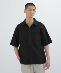 MARGARET HOWELL DRY WOOL LINEN PLAINWEAVE SHIRT }[KbgEnEG gbvX VcEuEX ubNyz