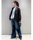 【セットアップ対応】3Dフローラルモチーフブルゾン