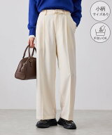 ROPE' PICNIC 洗えるウーリッシュツイルワイドパンツ/低身長・小柄さんサイズ有り ロペピクニック パンツ…