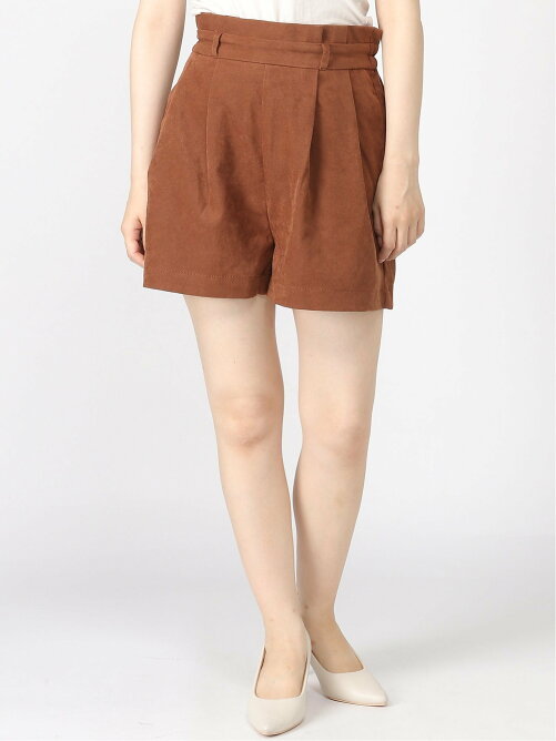 Wego Wego L スウェードライクタックショートパンツ Rakuten Fashion 楽天ファッション 旧楽天ブランドアベニュー Bk2722