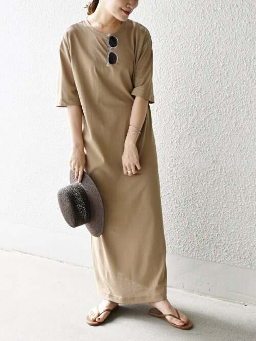 Ships フロントスリットショートスリーブマキシワンピース Rakuten Fashion 楽天ファッション 旧楽天ブランドアベニュー Da3722
