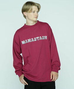 �ySALE�^30%OFF�zMANASTASH MANASTASH/�}�i�X�^�b�V��/CHILLIMESH L/S TEE ICE LOGO �}�i�X�^�b�V�� �g�b�v�X �J�b�g�\�[�ET�V���c �z���C�g �l�C�r�[ �s���N�y���������z