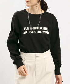 【SALE／33%OFF】GLOBAL WORK Smile Seed Store コットンシンプルプリントTシャツ長袖/984087 グローバルワーク スマイルシードストア トップス カットソー・Tシャツ