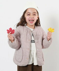 devirock 洗える ハートキルティング 裏あったかボアジャケット ダウンジャケット コート 25AW デビロック ジャケット・アウター ダウンジャケット・ダウンベスト グレー ホワイト カーキグリーン ピンク