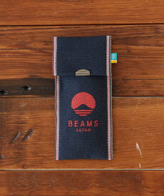 BEAMS JAPAN 高田織物 * BEAMS JAPAN / 別注 畳べり マルチケース デニム ビームス ジャパン 文房具 その他の文房具 オレンジ レッド グリーン