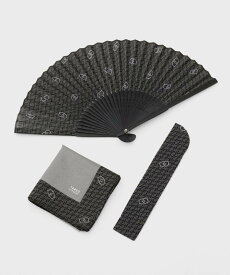 【SALE／40%OFF】TAKEO KIKUCHI 【BOXセット】扇子+ハンカチ セット タケオキクチ アクセサリー・腕時計 その他のアクセサリー・腕時計 ネイビー ブラック【送料無料】