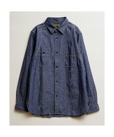 Nigel Cabourn MAN / ニューメディカルシャツ - コットンリネン ナイジェル・ケーボン トップス シャツ・ブラウス ホワイト ブルー【送料無料】