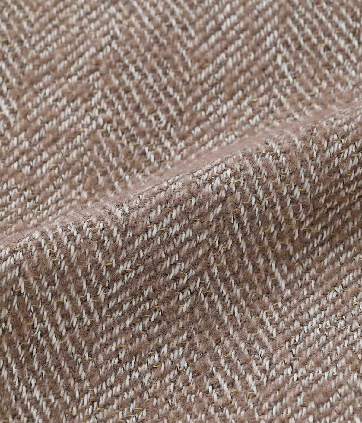 SIPULI｜Herringbone Tweed ノーカラーコート | Rakuten Fashion(楽天