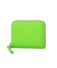 perche perche ペルケ 蛍光レザーストラップ付カードウォレット ローラ 財布・ポーチ・ケース 財布 ピンク グリーン イエロー オレンジ【送料無料】