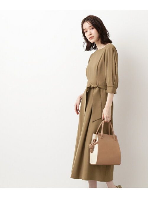 N Natural Beauty Basic サッシュベルト付ワンピース S Size Line Rakuten Fashion 楽天ファッション 旧楽天ブランドアベニュー Cn3725