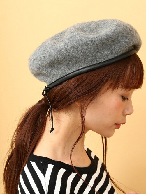 Vis パイピングフェルトベレー帽 Rakuten Fashion 楽天ファッション