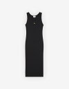 【SALE／20%OFF】Maison Kitsune Maison Kitsune/(W)BABY FOX RIBBED TANK DRESS メゾン キツネ ワンピース・ドレス ワンピース ブラック【送料無料】