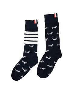 THOM BROWNE HECTOR MID CALF SOCKS �g���u���E�� �C���E���b�O�E�F�A �C�� �O���[ �l�C�r�[�y���������z