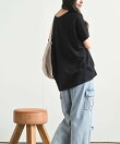 接触冷感USAコットン裾タック半袖T