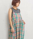 <made in INDIA>Madras check Dress