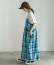 <made in INDIA>Madras check Dress