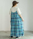 <made in INDIA>Madras check Dress