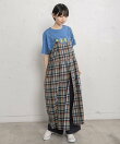 <made in INDIA>Madras check Dress