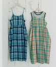 <made in INDIA>Madras check Dress