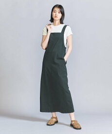 【SALE／70%OFF】BEAUTY&YOUTH UNITED ARROWS ワイドストラップ ジャンパースカート -ウォッシャブル- ユナイテッドアローズ アウトレット ワンピース・ドレス ワンピース グリーン ブラック