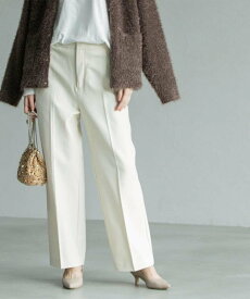 【SALE／30%OFF】OPAQUE.CLIP ウォームタッチ ワイドパンツ【洗濯機洗OK/ストレッチ】≪SS~LL≫ オペークドットクリップ パンツ その他のパンツ ブラック ホワイト【送料無料】