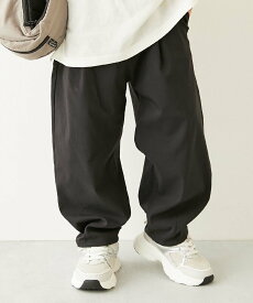devirock よくばりストレッチ ツイル ルーズタックパンツ 子供服 キッズ 男の子 女の子 26AW デビロック パンツ チノパンツ ブラウン グリーン ブラック グレー ベージュ ネイビー