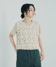 ヘアリー刺繍ベスト