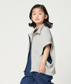 【SALE／50%OFF】COMME CA FILLE ミニ裏毛 丸型パーカ コムサ・フィユ トップス パーカー・フーディー グレー【送料無料】