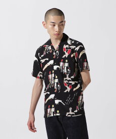 GARDEN TOKYO Aloha Blossom/アロハ ブロッサム/BOSSA NOVA SHIRTS/アロハシャツ ガーデン トップス シャツ・ブラウス ブラック【送料無料】