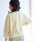 【KIDS/キッズ】ハート リボーンモチーフ 裏毛プルオーバー
