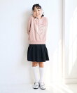 【KIDS/キッズ】ハート リボーンモチーフ 裏毛プルオーバー