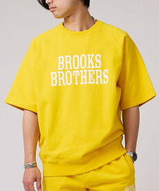 【SALE／20%OFF】BROOKS BROTHERS ◆オンラインショップ限定◆SS23 LOGO Series コットンジャージー ショートスリーブ スウェットシャツ ブルックス ブラザーズ トップス スウェット・トレーナー ブラック グレー イエロー ピンク【送料無料】