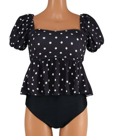 San-ai Resort 【2025年新作】パフスリーブノンワイヤービキニ サンアイリゾートノーザリー 水着・スイムグッズ 水着 ベージュ ブラック ホワイト【送料無料】