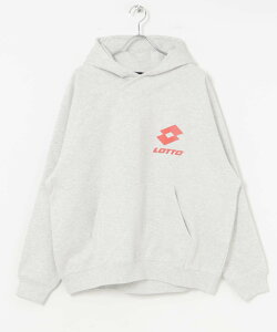�ySALE�^50%OFF�zURBAN RESEARCH LOTTO CLASSIC BIG LOGO HOODIE �A�[�o�����T�[�` �g�b�v�X �p�[�J�[�E�t�[�f�B�[ �O���[ �u���b�N �l�C�r�[�y���������z