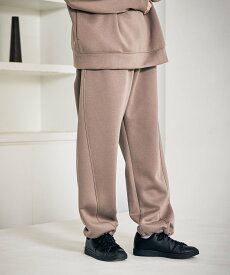 LAKOLE 【セットアップ可】マットスエードダンボールパンツ ラコレ パンツ ジャージ・スウェットパンツ ブラウン ブラック【送料無料】